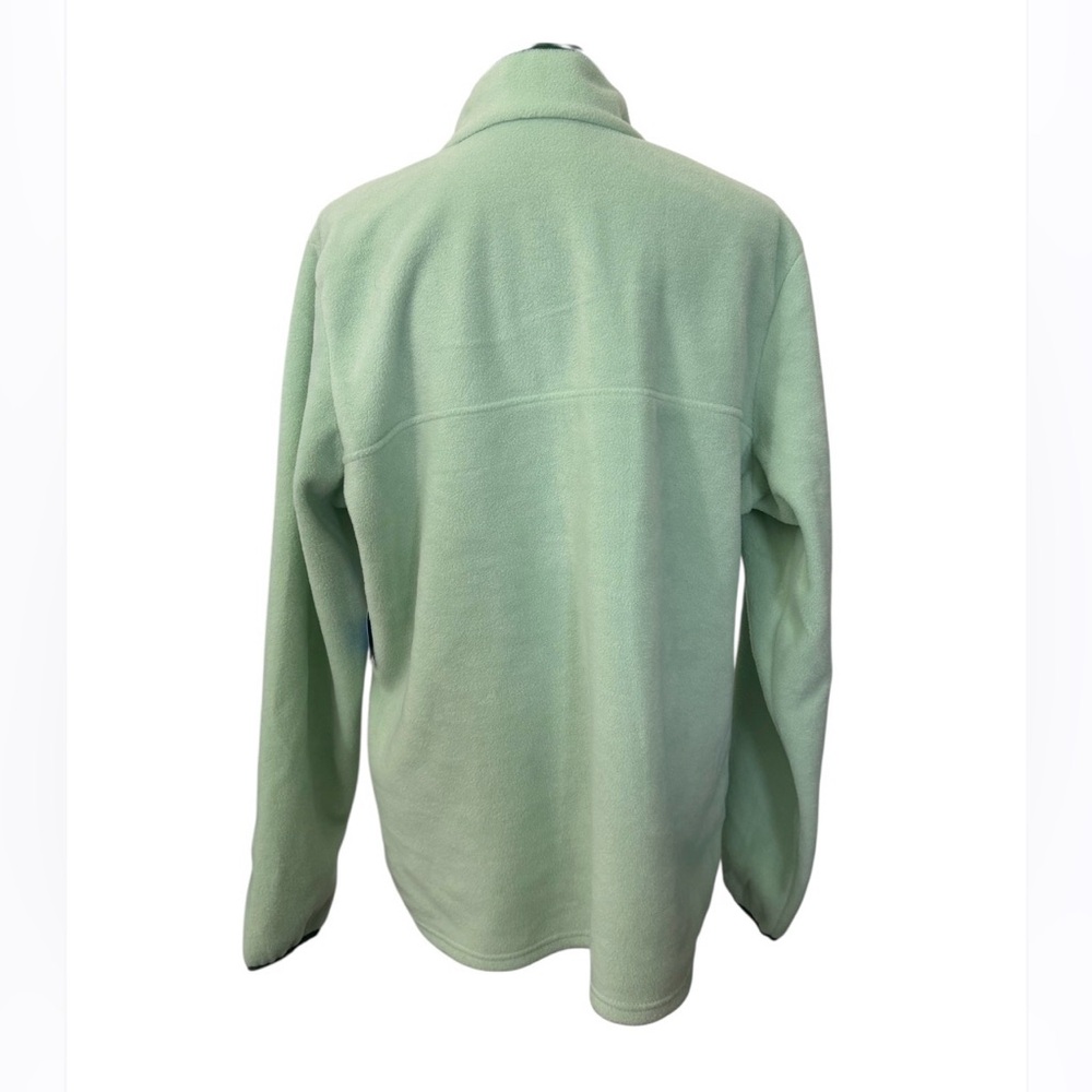 NWT Columbia Women's Benton Springs Half Snap Fleece Pullover XXL Mint Green - Picture 2 of 5